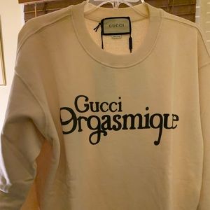 Gucci Orgasmique Crewneck Sweatshirt Pullover